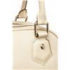 Image 6 : Louis Vuitton Ivory White Epi Leather Bowling Montaigne PM Tote Bag