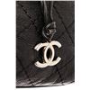Image 5 : Chanel CC Black Calfskin Leather Drawstring Tote Bucket Bag