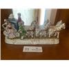 Image 1 : Vintage Porcelain Coach Figurine