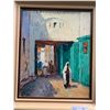 Image 3 : 2 x Framed Oil On Canvas North African Scene Paintings by J.B. Vitali