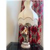 Image 1 : Lamp w/ Ceramic Boy Decorative Base