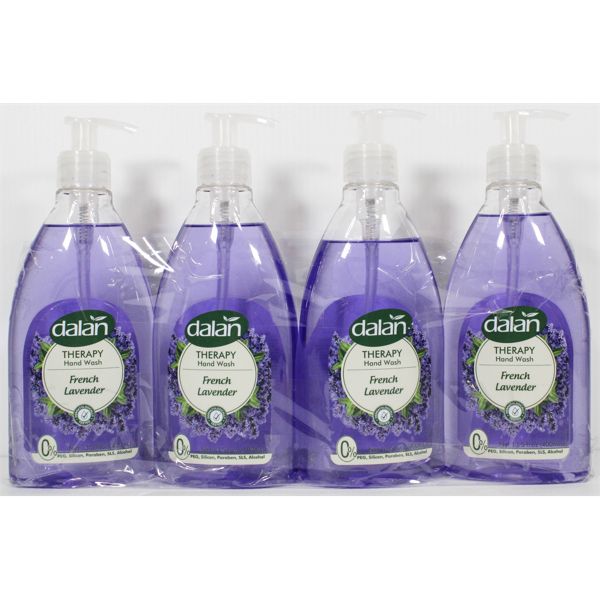 4 BOTTLES DALAN THERAPY HAND WASH, FRENCH LAVENDER