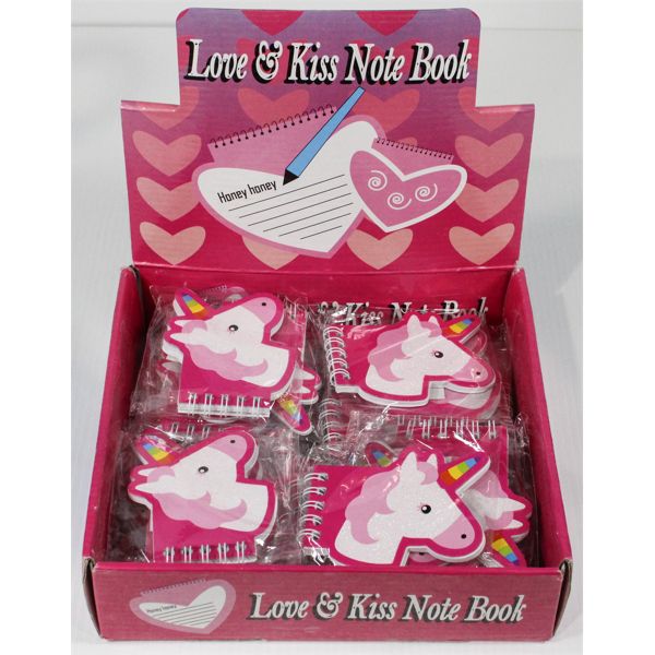 28 UNICORN LOVE & KISS NOTEBOOKS