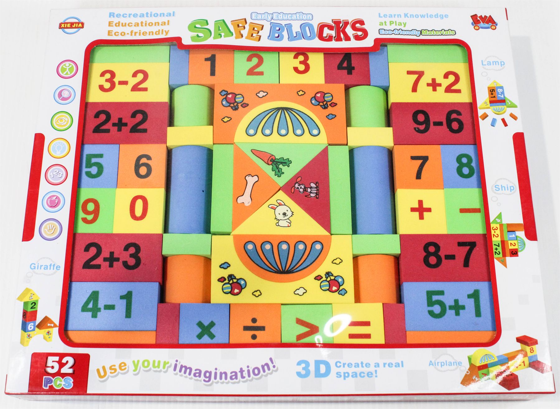 Safety Second First Blocks EARLY EDUCATION 52 PCE SAFE BLOCKS SET