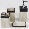 Image 1 : 4 PCE BATHROOM ACCESSORIES SET 
