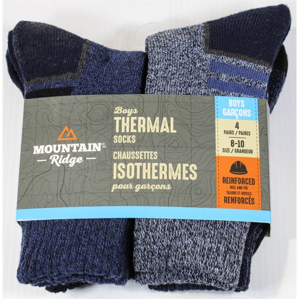 MOUNTAIN RIDGE BOYS THEMAL SOCKS