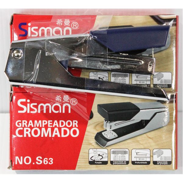 2 SISMAN STANDARD STAPLERS