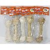 Image 1 : 5 KNOTTED RAWHIDE DOG CHEW BONES