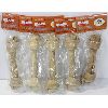 Image 1 : 5 KNOTTED RAWHIDE DOG CHEW BONES