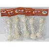 Image 1 : 5 KNOTTED RAWHIDE DOG CHEW BONES