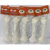 Image 1 : 5 KNOTTED RAWHIDE DOG CHEW BONES