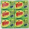 Image 1 : 6 VIM DISHWASH BARS - LIME SCENTED