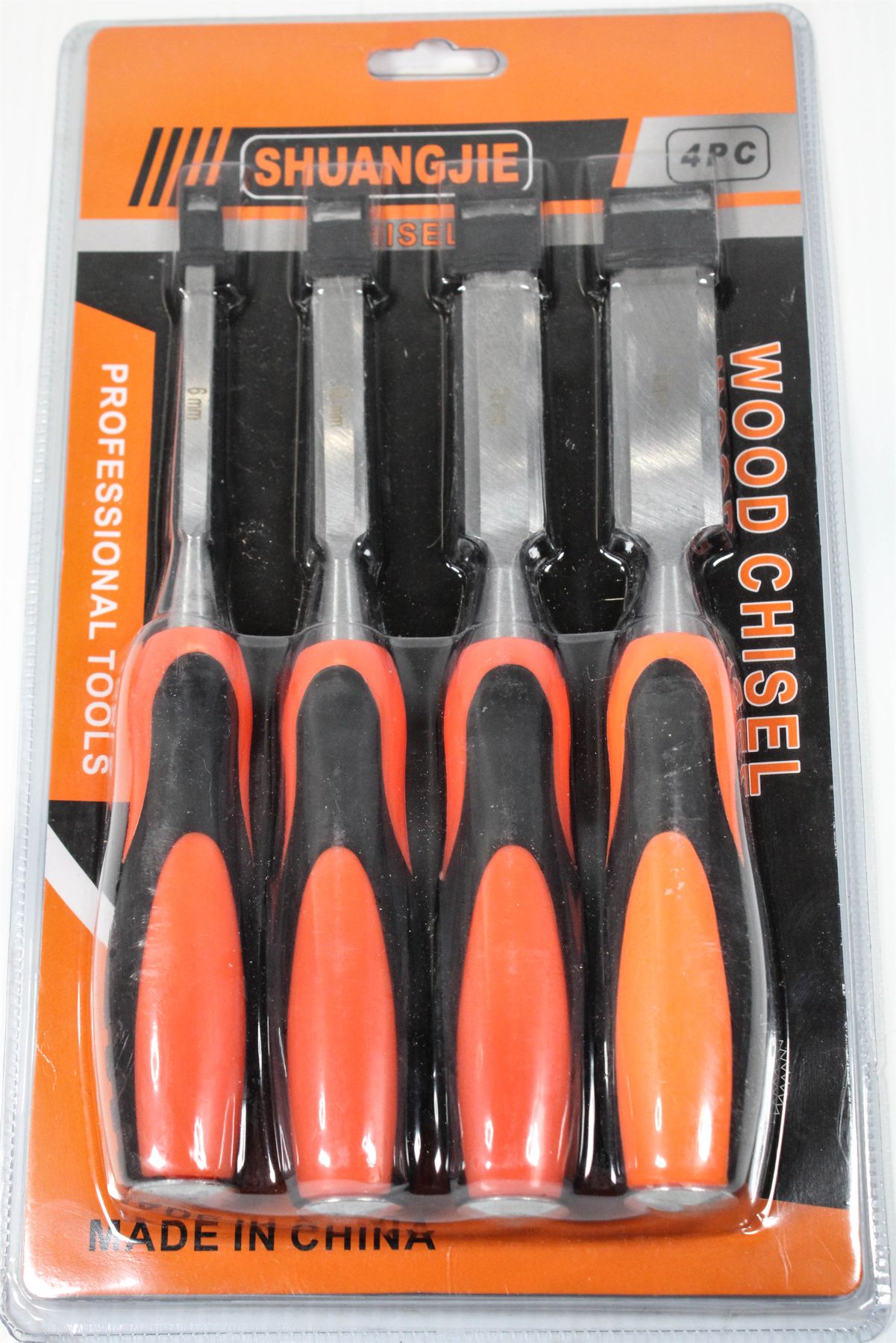 4 PCE WOOD CHISEL SET