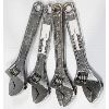 Image 1 : 4 X 6" FORGED STEEL ADJUSTABLE CRESCENT WRENCHES