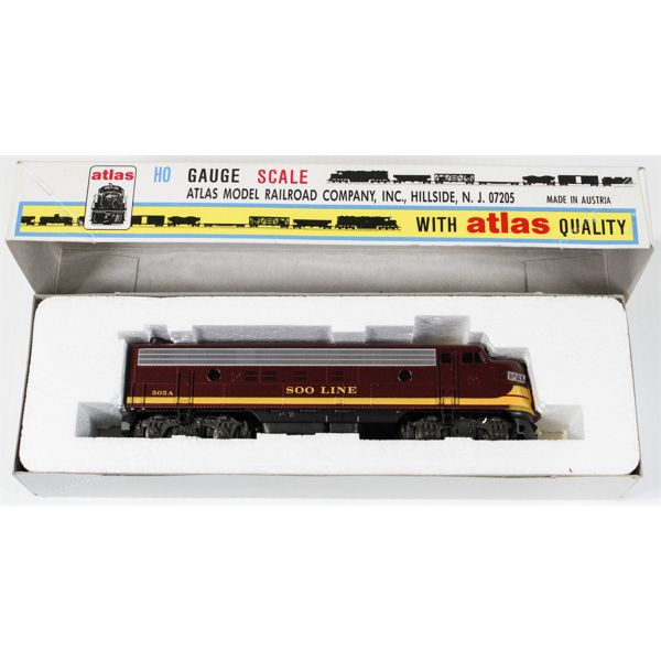 ATLAS HO GAUGE FP-7 DIESEL LOCOMOTIVE HOBBY TRAIN