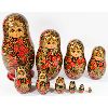 Image 1 : UKRAINIAN MATRYOSHKA STACKING DOLL - SIGNED