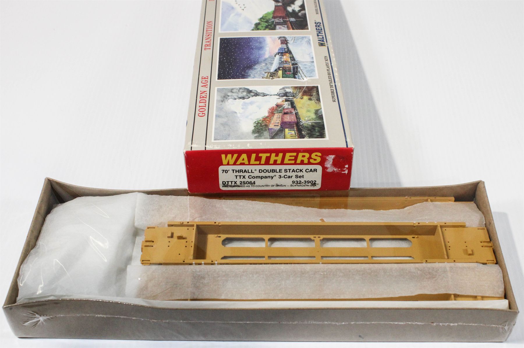 VINTAGE SEALED WALTHERS DOUBLE STACK CAR - 3 CAR SET
