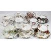 Image 1 : 9 BONE CHINA CUP & SAUCER SETS