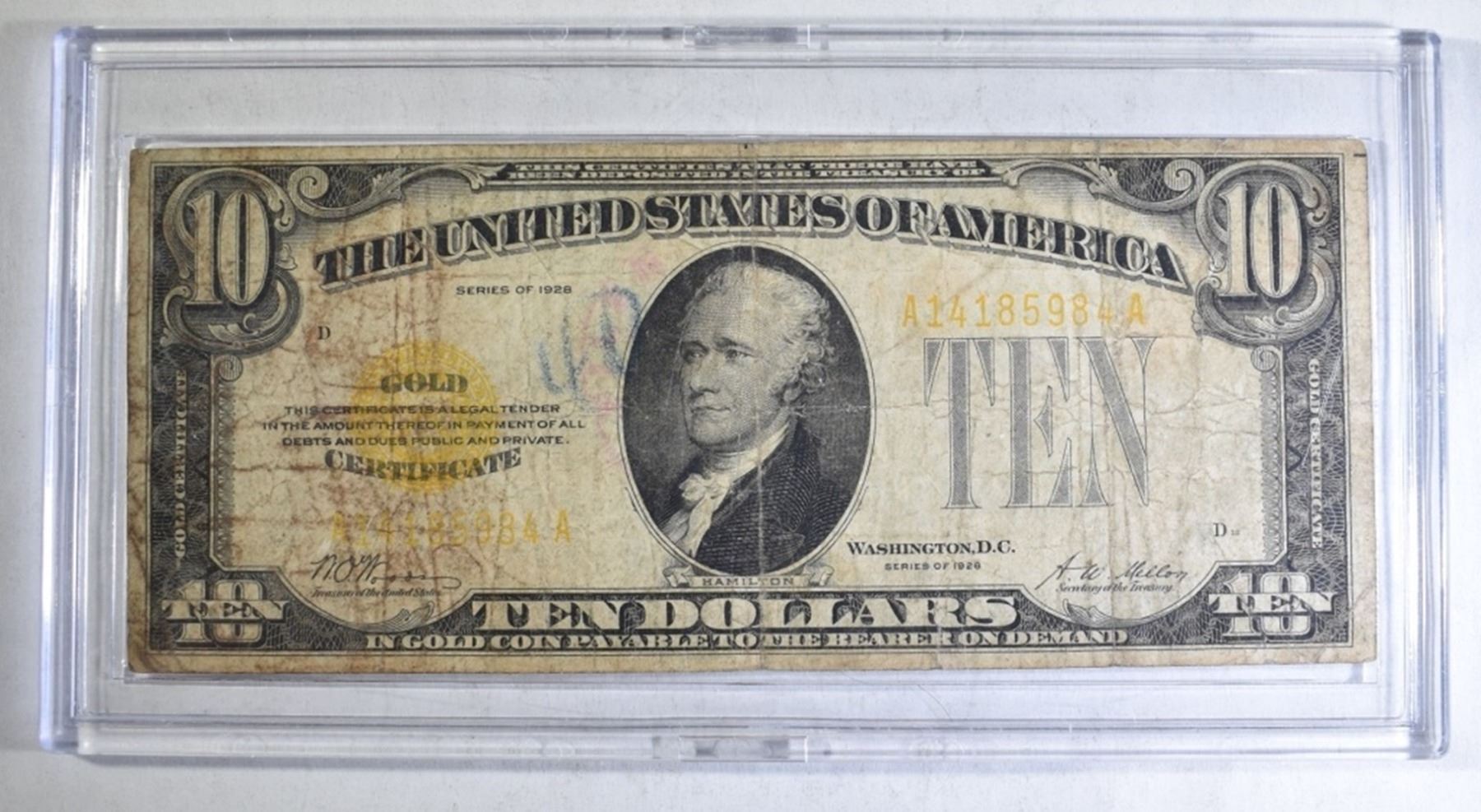 thumbnail image 2 of Reproduction Set 1928 Gold Certificates – $10 To $10,000, Uncirculated, USA Replica Notes 2 of 4