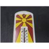 Image 2 : 1972 Peter Max 7UP Tin Thermometer by Barker Signs 17'' x 5'' 