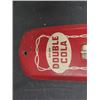 Image 2 : Double Cola Metal Thermometer, USA 17'' x 5'' 