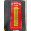 Image 1 : 1951 Royal Crown Cola Tin Thermometer, USA 25 1/2'' x 9 1/2'' 