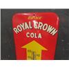 Image 2 : 1951 Royal Crown Cola Tin Thermometer, USA 25 1/2'' x 9 1/2'' 