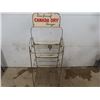 Image 8 : Canada Dry 3 Tier Bottle Rack with Double Sided Tin Topper Sign, Chrome Stand - 52 1/2'' x 19 1/2 ''