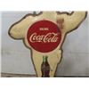 Image 8 :  Coca Cola "Slow School Zone'' Police Sign with Heavy Cast Embossed Base 63'' Tall x 24'' Diameter o