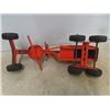 Image 8 : Structo Toys Pressed Metal Road Grader 18'' Long 