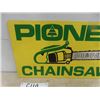 Image 2 : Pioneer Chainsaws 2 Sided Metal Rack Sign 18'' x 9''