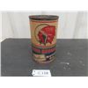 Image 1 : Red Indian 1 Imperial Quart Aviation Motor Oil Can 