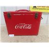 Image 1 : Coca Cola Embossed Picnic Cooler with Bottle Opener 17'' x 12'' x 6''