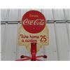 Image 2 : Coca Cola 'Take Home a Carton' Drink Rack with 4 Arms and Embossed Base, Metal Sign is Double Sided 