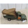 Image 2 : Buddy L Army Supply Corps Pressed Steel Truck with Canvas 14'' Long 