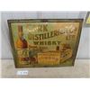 Image 1 : Cork Distilleries Whiskey Tin Sign, Self Framed 16'' x 12''