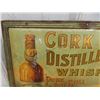 Image 2 : Cork Distilleries Whiskey Tin Sign, Self Framed 16'' x 12''