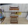 Image 2 : Kik Cola 3 Tier Bottle Rack 6 Tin Signs 37'' x 16'' x 19'' 