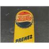 Image 2 : Pepsi Cola 'Prenez Un Pepsi' Tin Palm Press in French 13 1/2'' x 3 1/2''