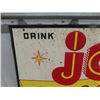 Image 2 : 1960 John CollinsTin Embossed Sign in English and French, Barker Made in Canada 27'' x 19''