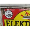 Image 2 : 1948 Elektrion Motor Oil Porcelain Sign 32'' x 20'' 