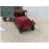 Image 8 : Buddy L Pressed Steel Express Line Truck and Trailer (Trailer is Missing Pin) 