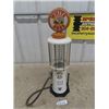 Image 1 : White Rose Clear Vision Gas Pump Novelty Dispenser 21'' Tall 