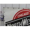 Image 2 : Chicago and North Western System Rail Road Tin Sign 54'' x 36'' 