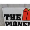 Image 2 : The Pioneer Grain Company Vinyl on Tin Sign 23'' x 15'' 