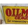 Image 2 : Oil Max Cement Metal Embossed Sign 27'' x 13 1/2''