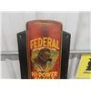 Image 2 : Federal High Power Shot Gun Shells Embossed Metal Sign 11 1/2'' x 28''