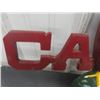 Image 2 : Case Eagle Heavy Cast Iron Sign/Ornament, Modern Piece 19'' x 15'' 