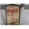 Image 2 : Wood Coca Cola Thermometer 'Delicious + Refreshing' 21'' x 5'' 