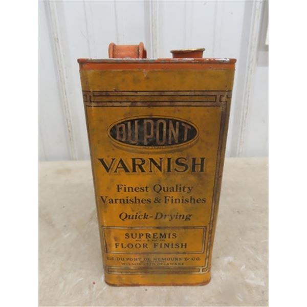 DuPont Varnish Floor Finish 1 US Gallon, Full of Contents 